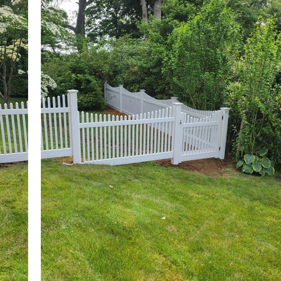 pvc white fence