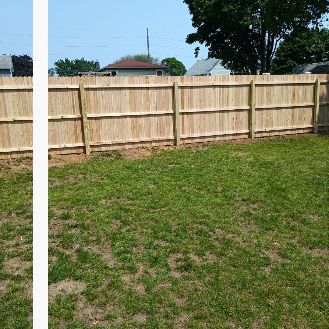 classic wooden fence