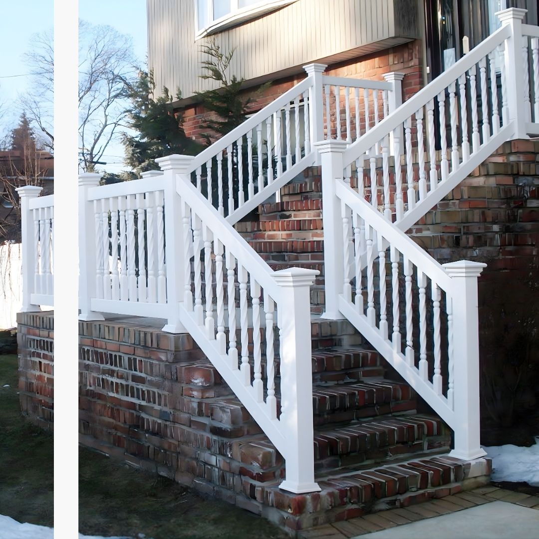 PVC railing.