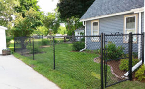 Home chainlink fence.