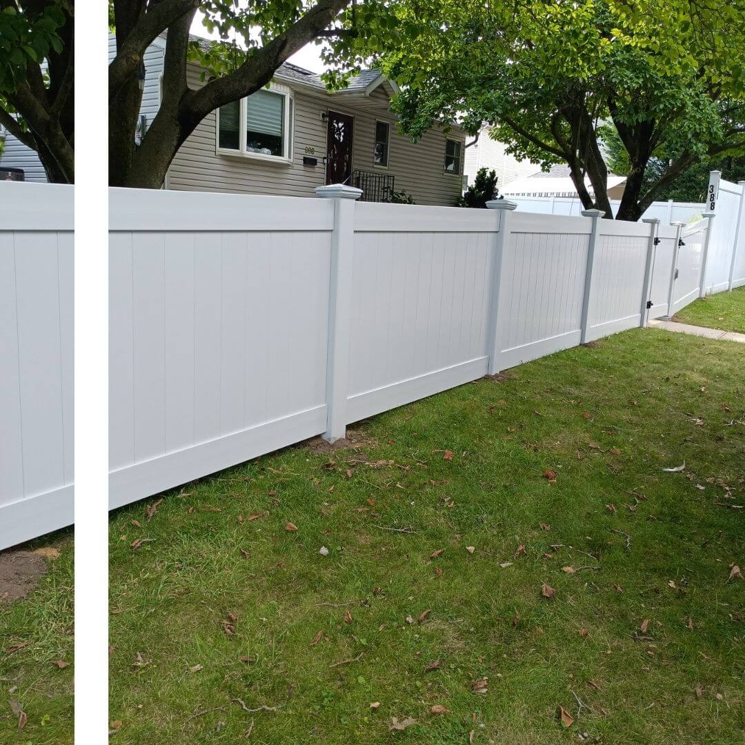 PVC fence
