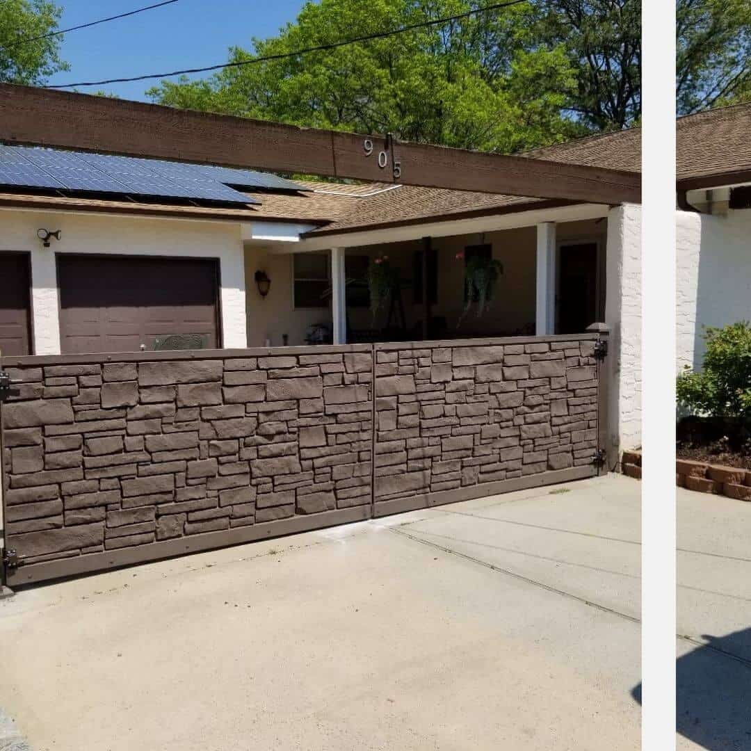 rockwall fence