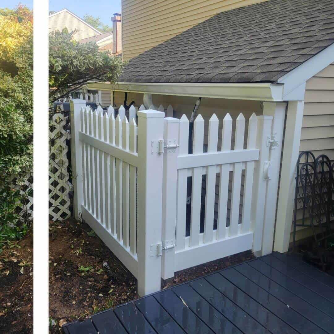 PVC fencing