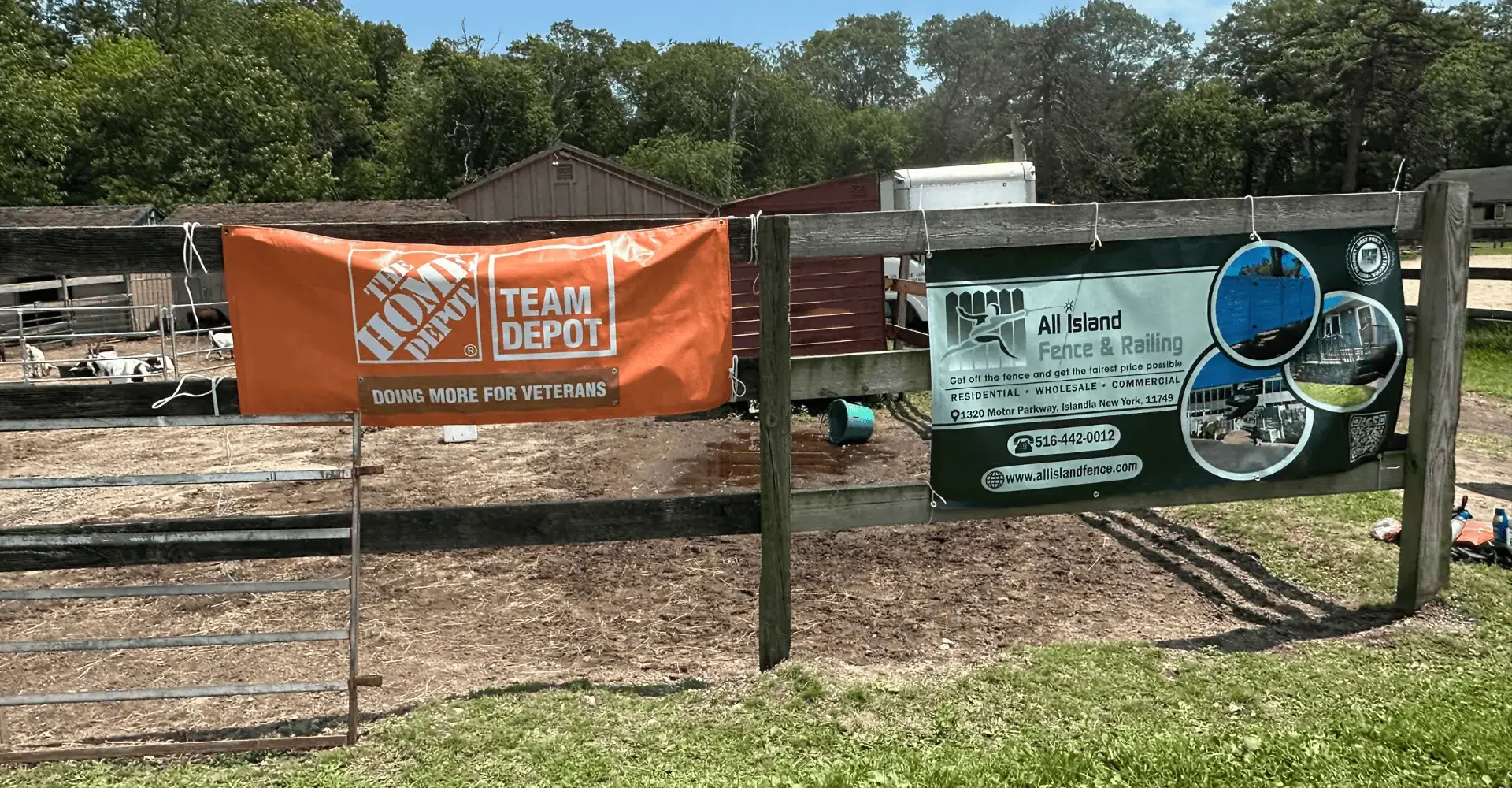 Customer Reviews 105 All Island Fence Railing Partners with The Home Depot Foundation for a Community Fence Installation Hero
